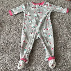 5 for $25 Christmas footie pajamas